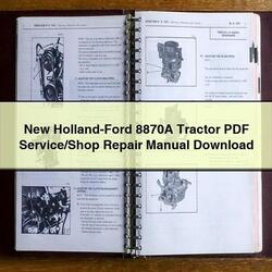New Holland-ford 8870a tractor /shop Service Repair Workshop Manual PDF